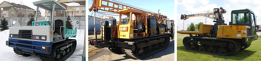 Morooka and IHI crawler carrier rental equipment